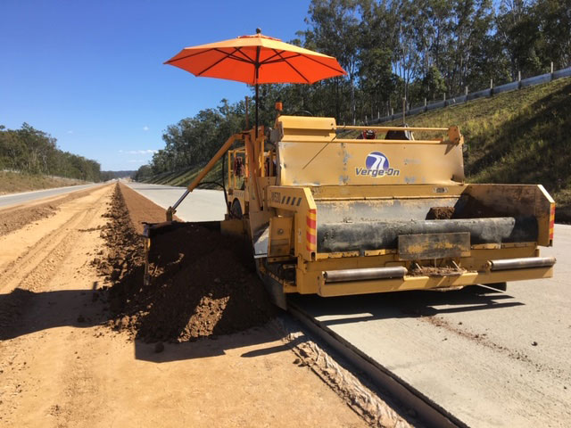 20mm placed over cut wall